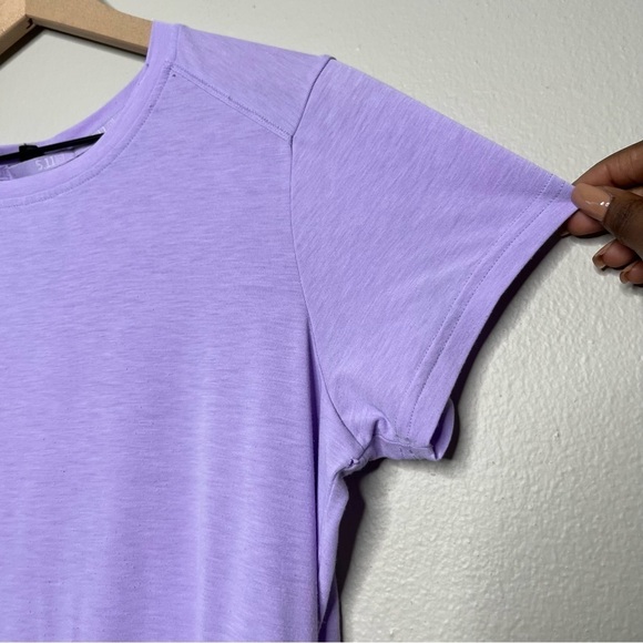 5.11 Tactical Women T-Shirt Crewneck Purple Breathable Short Sleeve Work - Picture 3 of 10